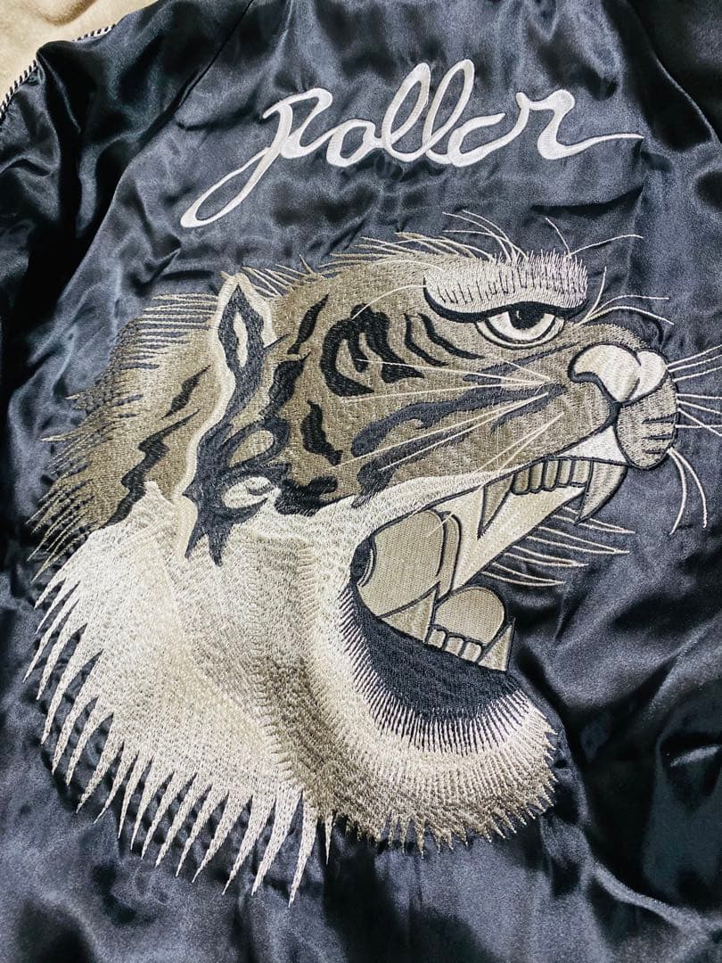 ROLLING 美品虎日本限定 スカジャン unisex vintage サテン