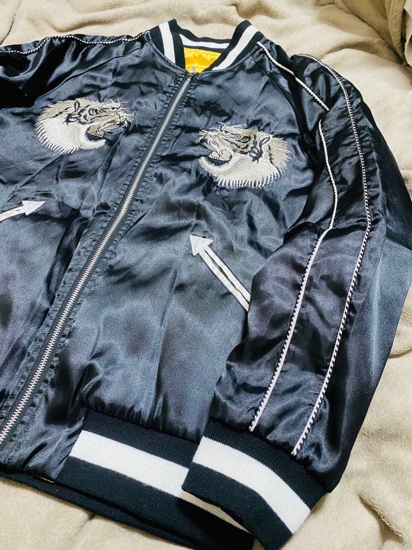 ROLLING 美品虎日本限定 スカジャン unisex vintage サテン