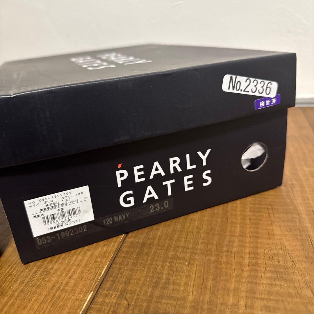 未使用　パーリーゲイツ ゴルフシューズ 23cm レディース