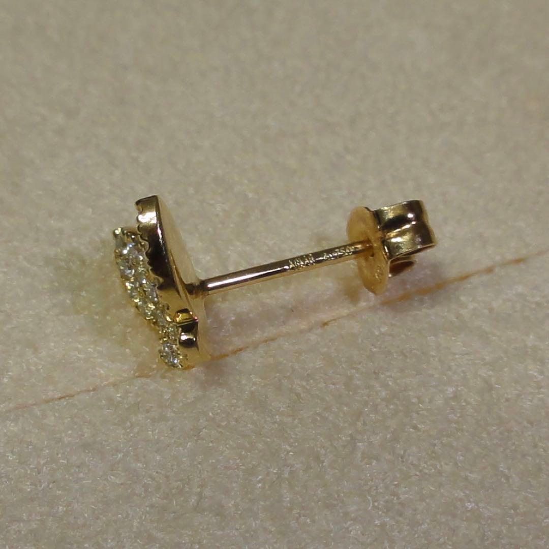 【新品未使用】アーカー AHKAH パピヨンブリリアンパヴェピアス