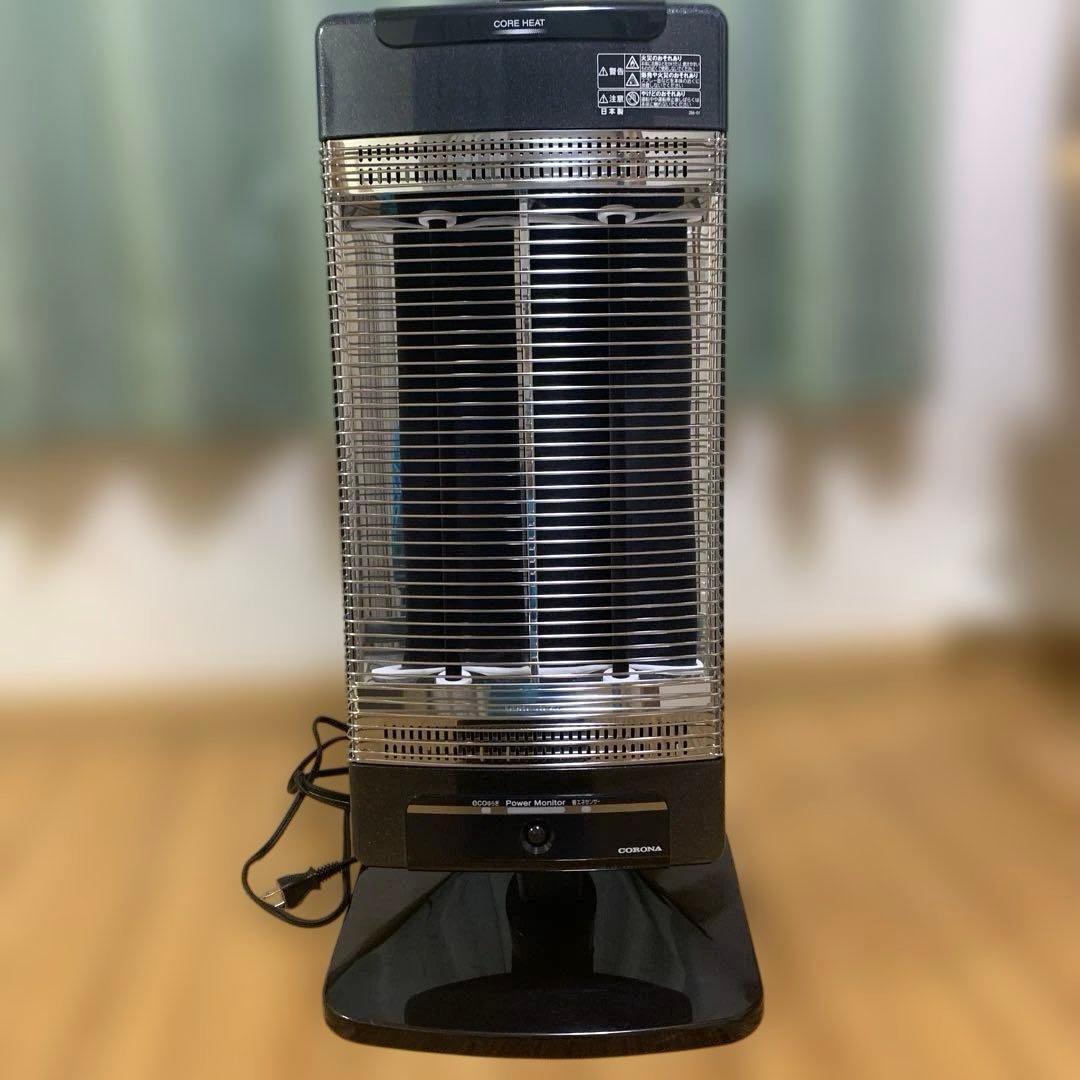 未使用　2019年　コロナ　コアヒート　遠赤外線ストーブDHX-1219Ｒ　黒
