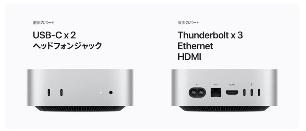 最新【Apple】MacMiniM4本体メモリ16GB SSD256GB【美品】