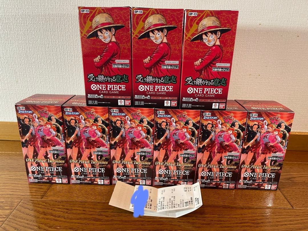 ワンピースカードゲームヒロインズエディション6BOX、受け継がれる意志 3BOX