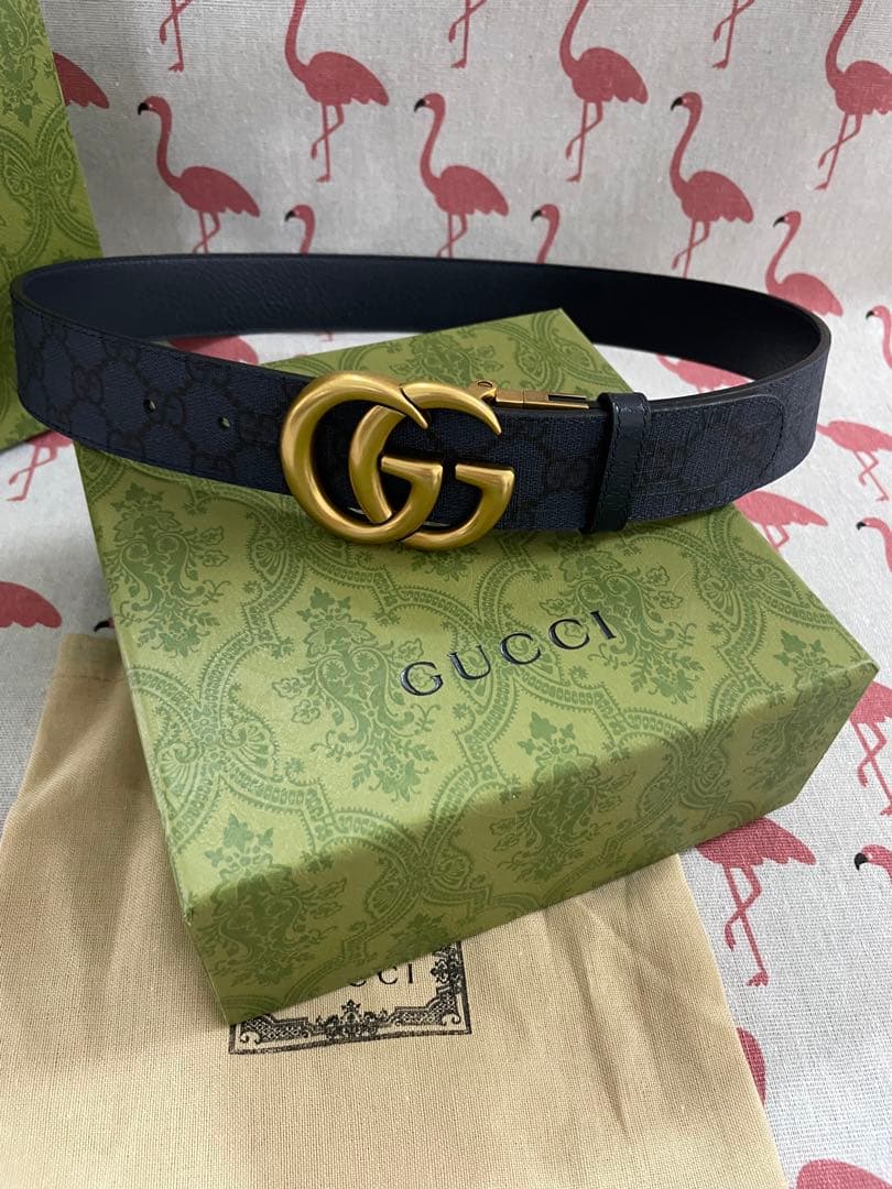 グッチ　レザー　ベルト 100*3.5cm