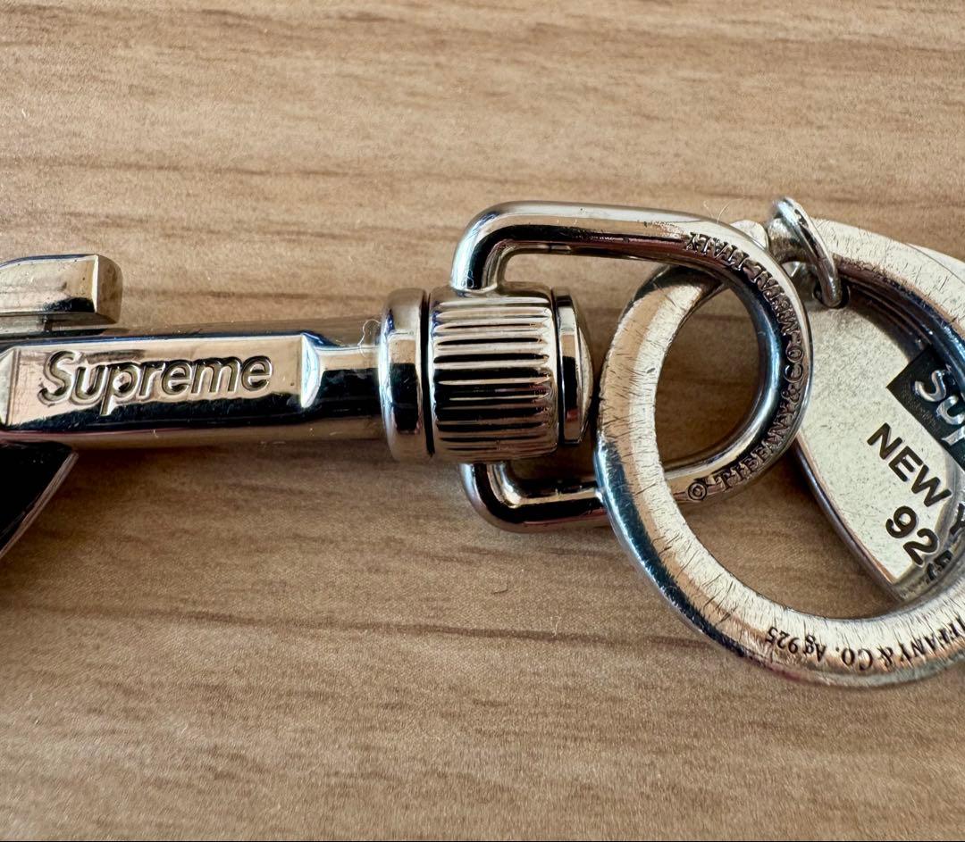 希少　Tiffany Supreme Oval Tag キーリング