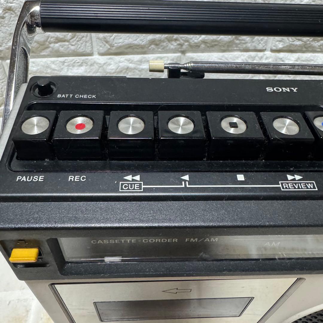 【動作品】SONY CF-1980 ラジカセ カセットデッキ