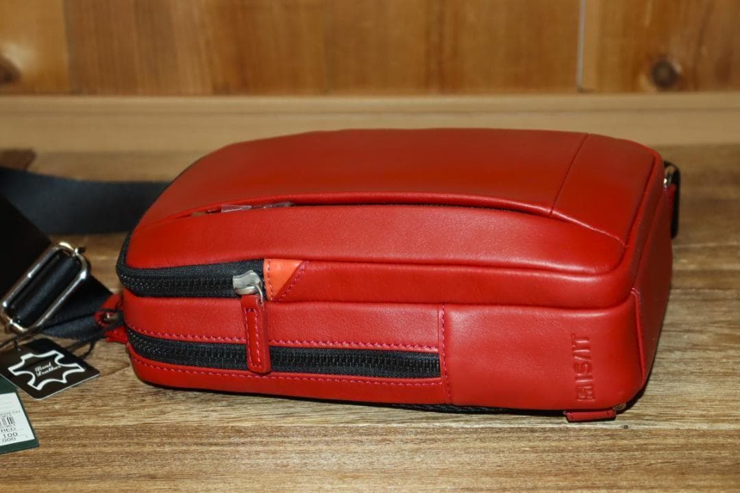 新品 IS/IT 撥水加工 レザーワンショルダーバッグ 定価2万3100円 併