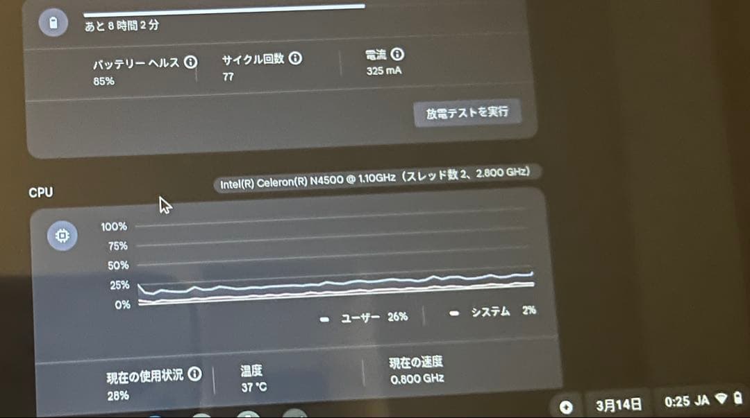 キーボード ASUS Chromebook Flip CR1