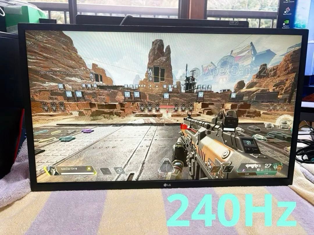 LG 240Hz対応 27インチ ゲーミングモニター