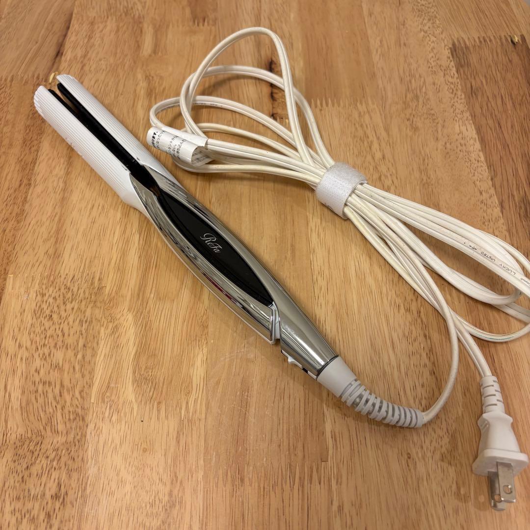 リファ　ストレートヘアアイロン　ホワイト