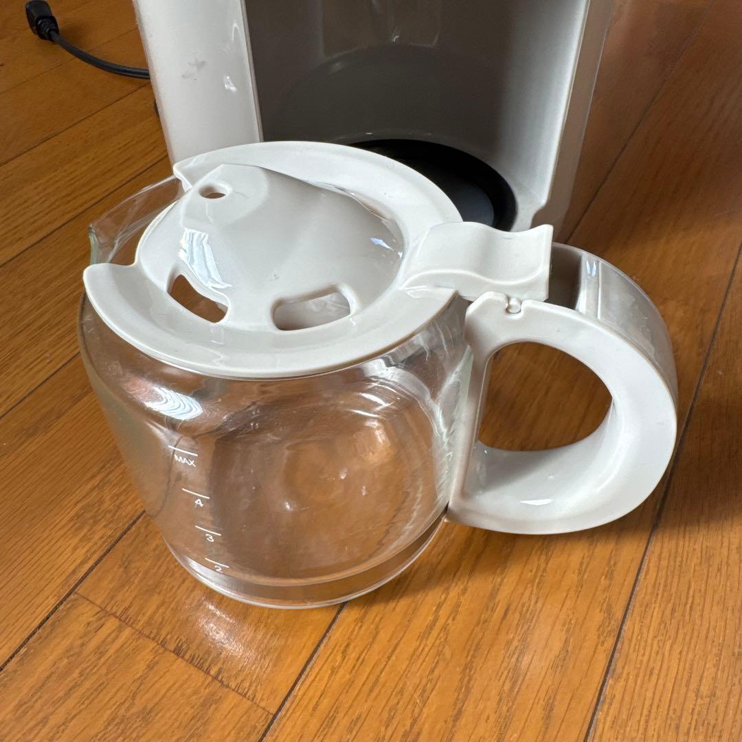 【新品・未使用】BRUNO コンパクトミル付きコーヒーメーカー グレージュ