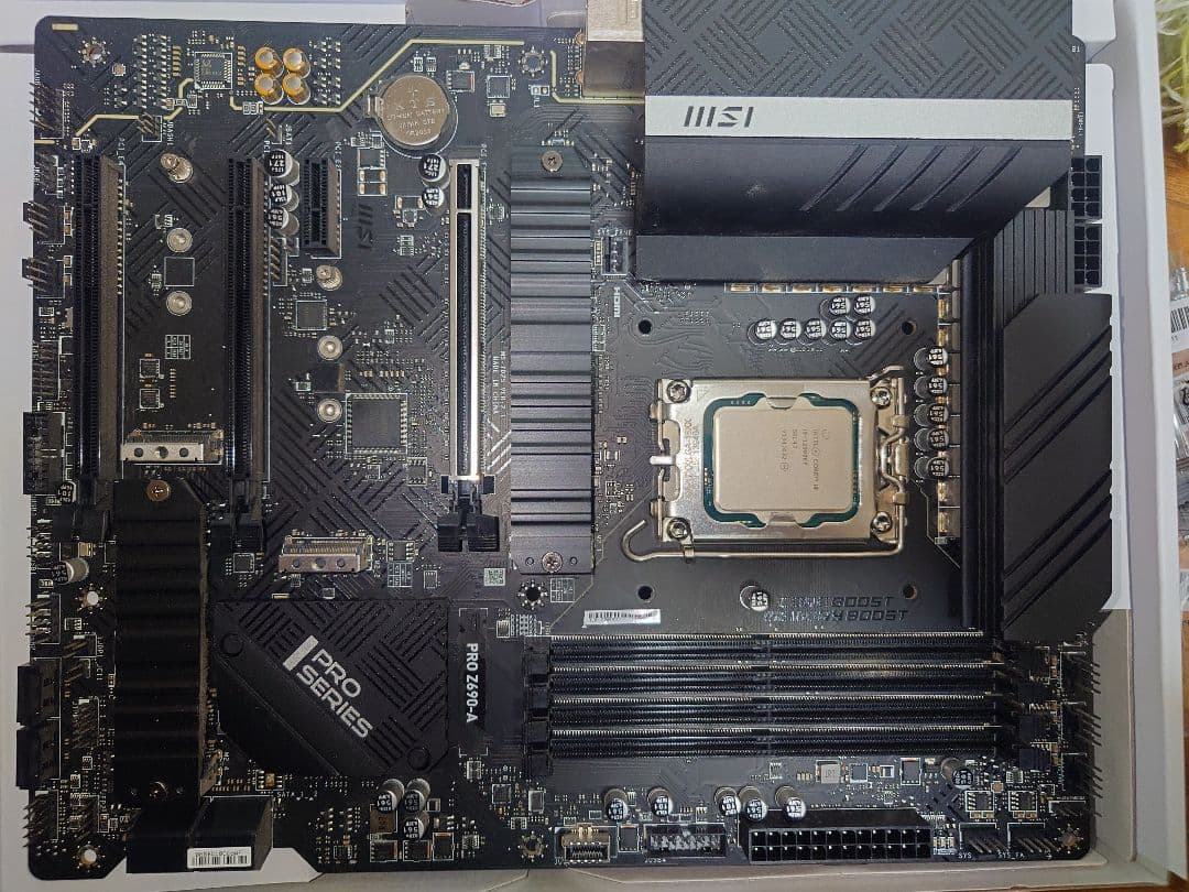 MSI PRO Z690-A DDR5　I9-12900KF　セット