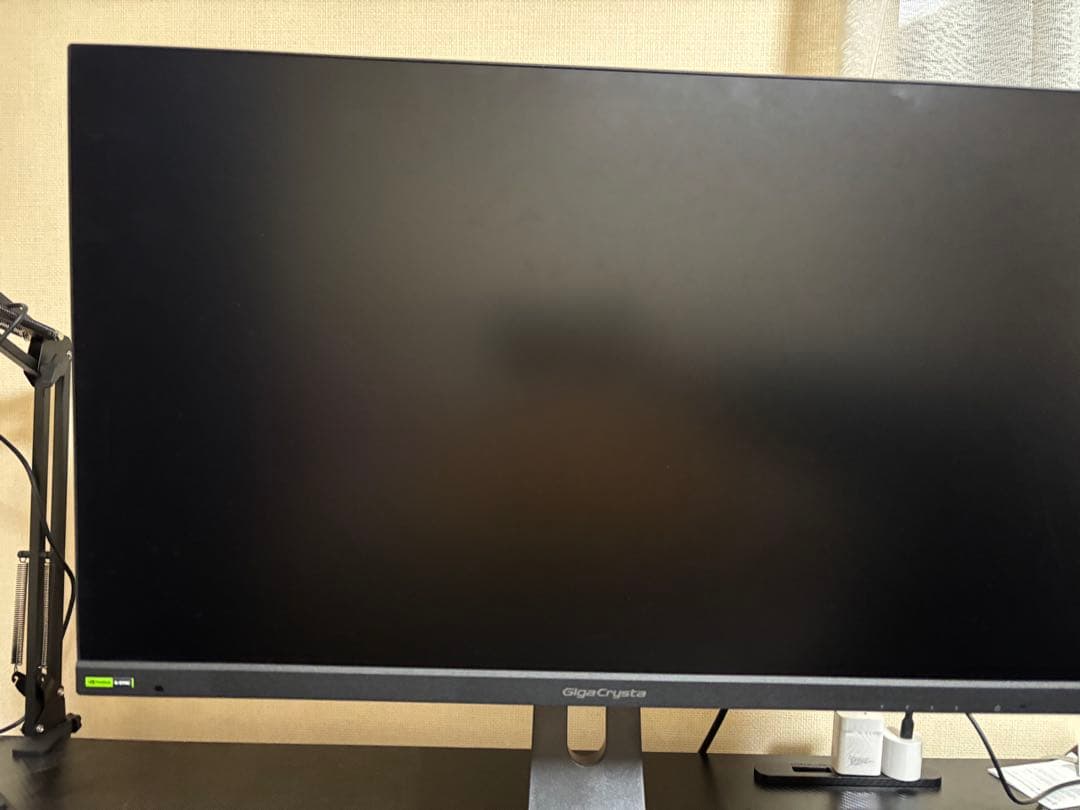 27インチ GigaCrysta 180Hz HDMIケーブル付き、リモコンあり