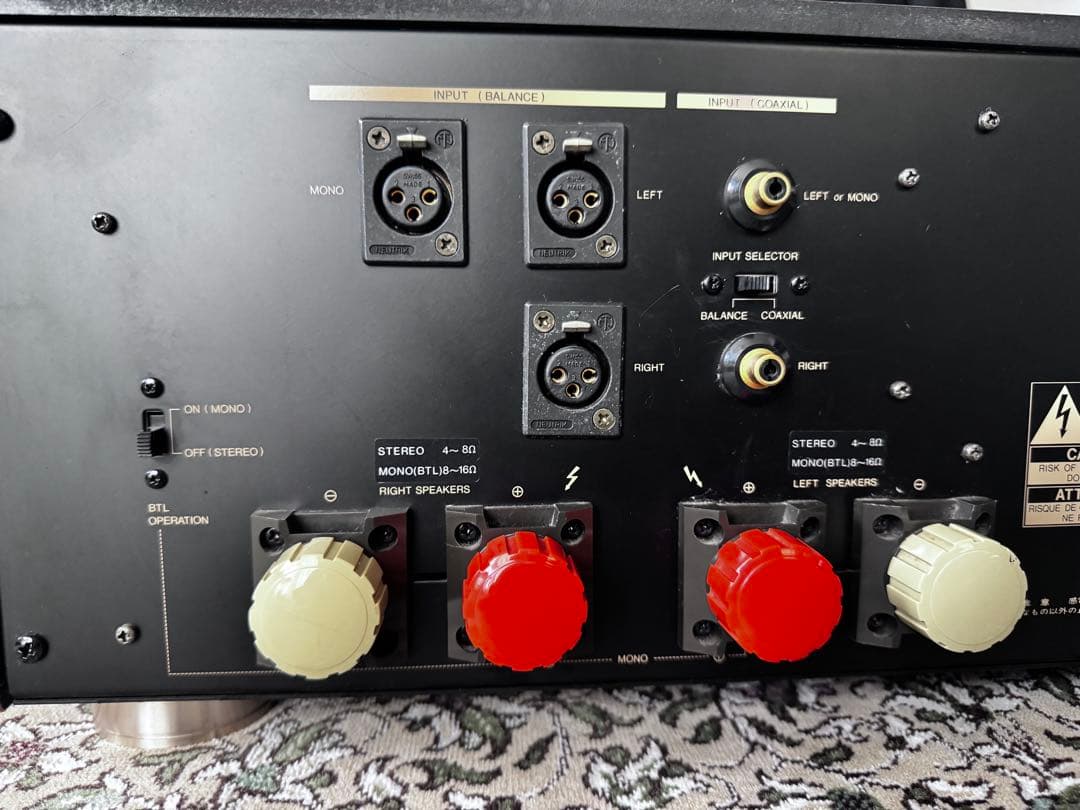 LUXMAN M-06αパワーアンプ