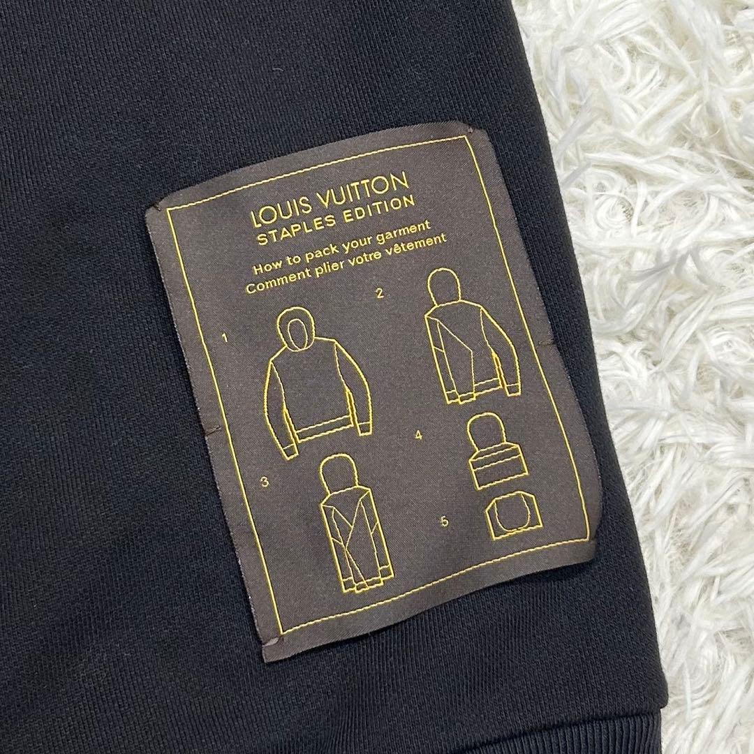 【新品未使用】XL タグ付き ルイヴィトン インサイドアウト パーカー 黒