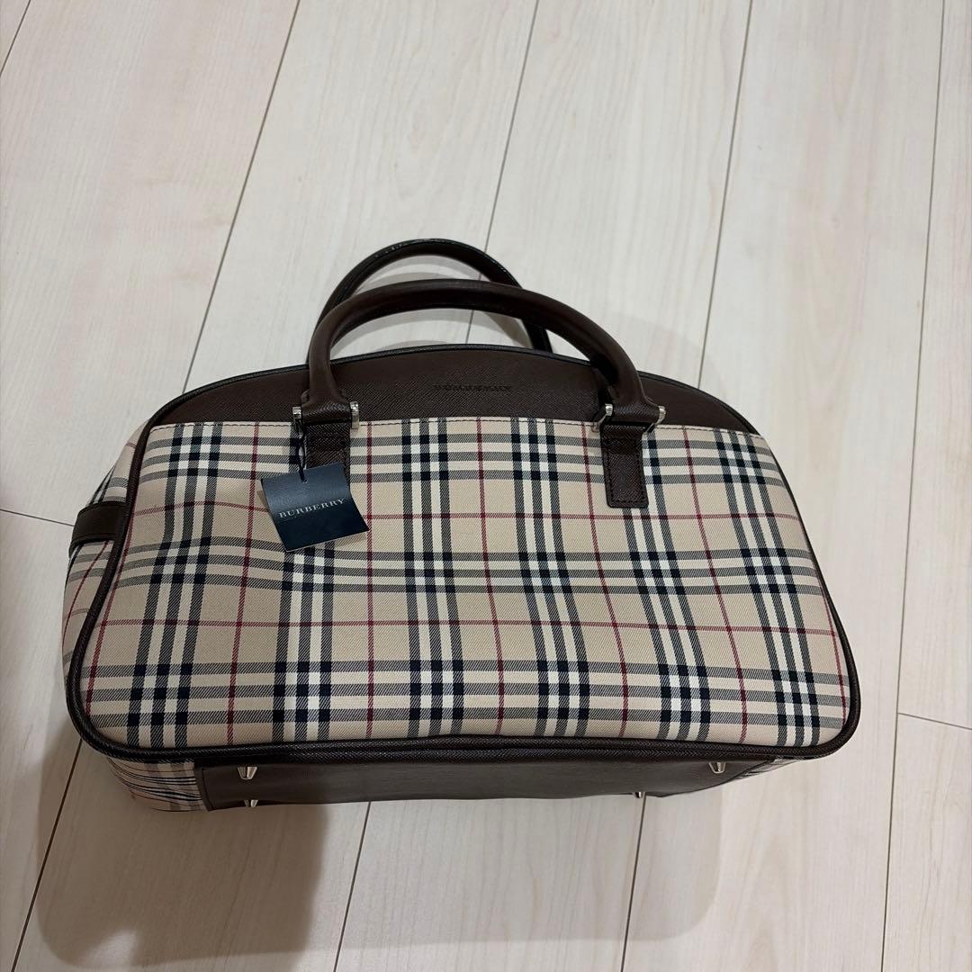 Burberry チェック柄 ミニボストン