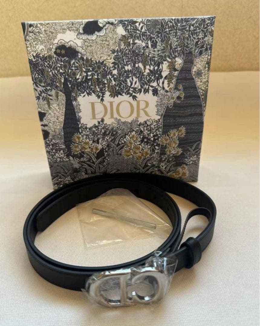 DIOR ディオール　ベルト ブラック