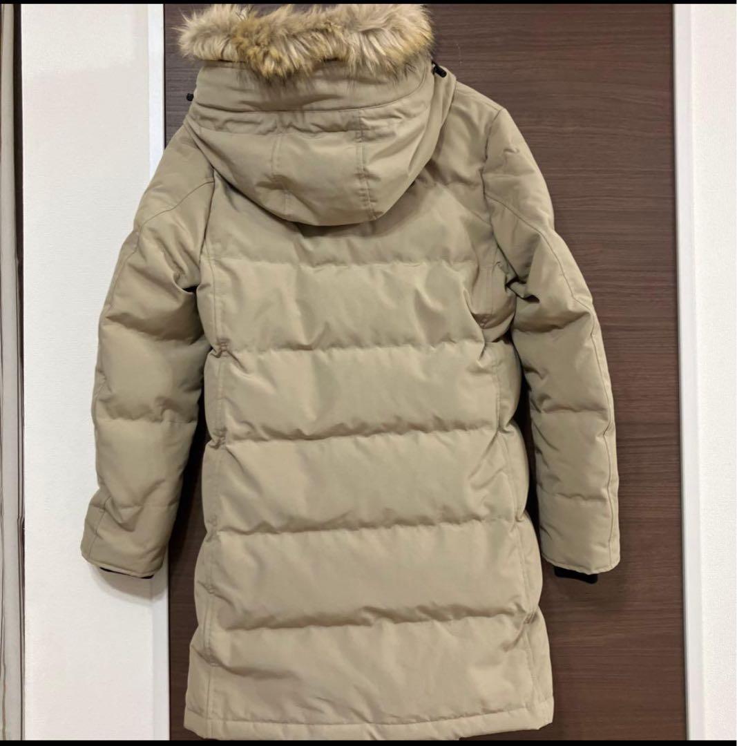 DANTON ダウンコート　ミドル丈　M ベージュ　美品