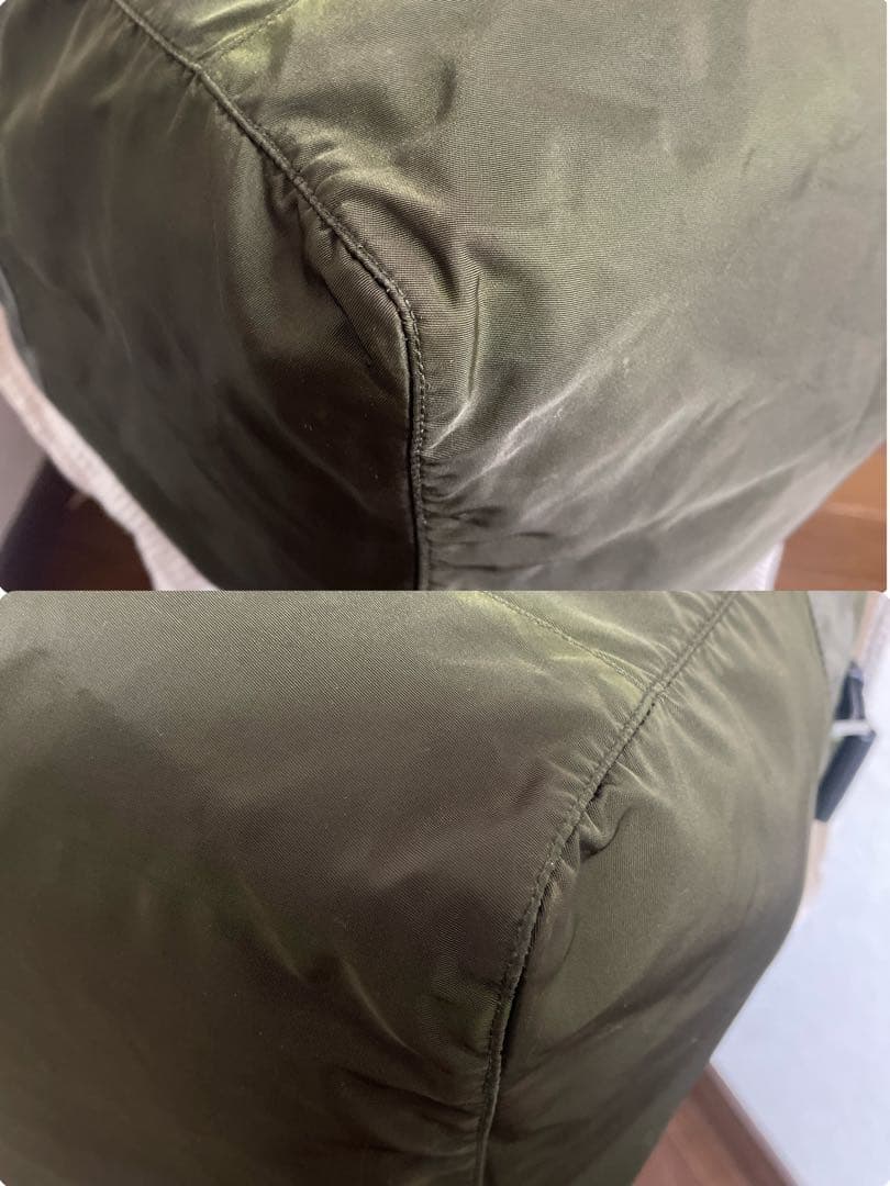 ◇美品PRADAプラダ ボストンバッグ トラベルバッグ ナイロン モスグリーン◇