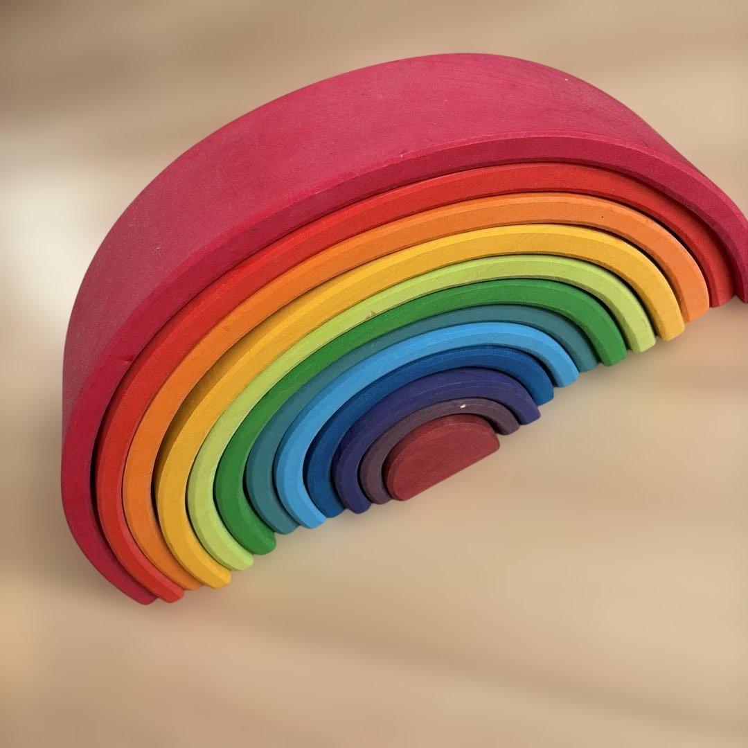 グリムス社　アーチレインボー　木製アーチ型 積み木　大サイズ