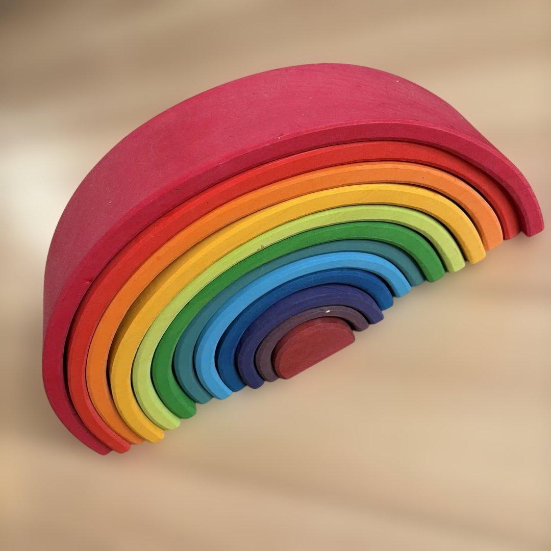 グリムス社　アーチレインボー　木製アーチ型 積み木　大サイズ