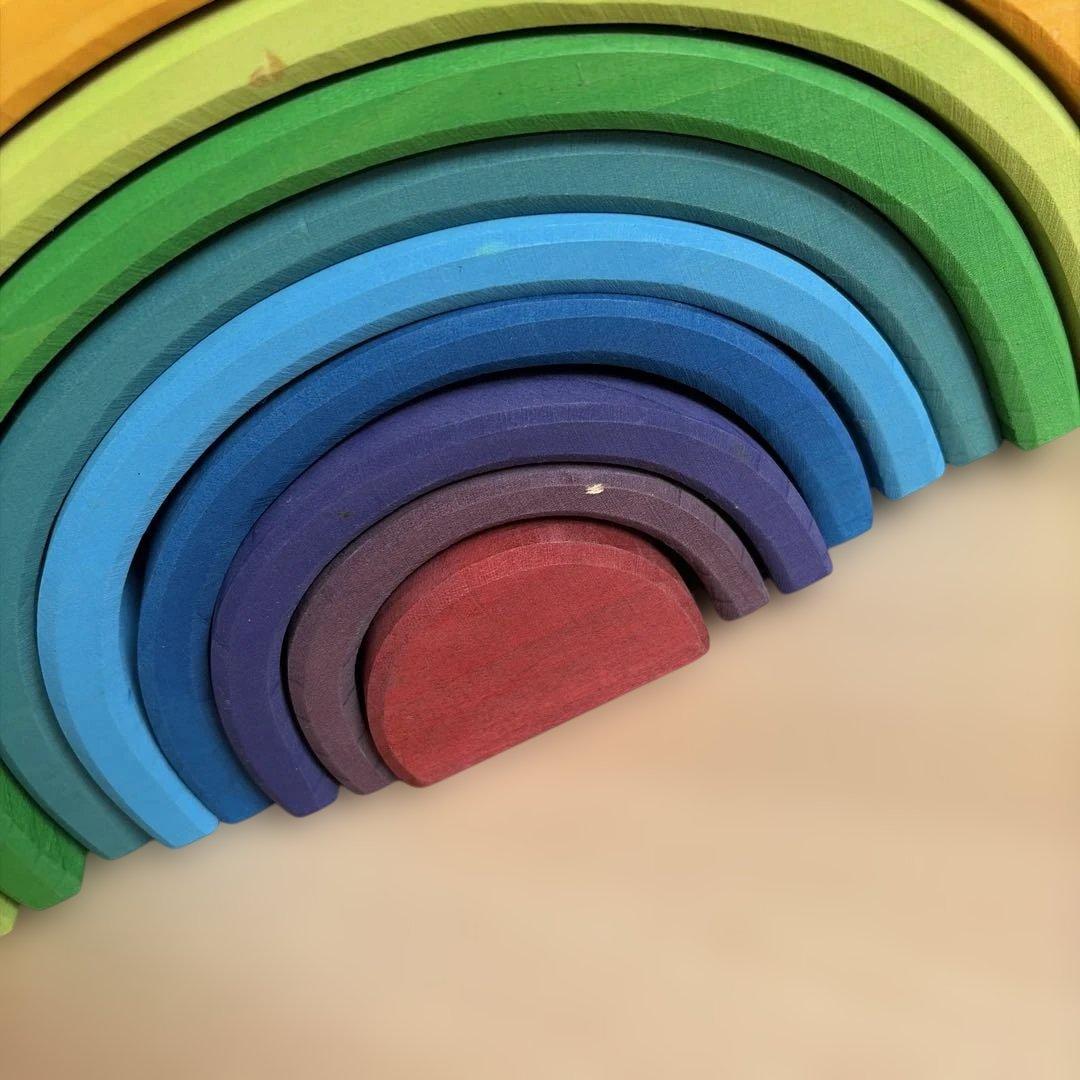 グリムス社　アーチレインボー　木製アーチ型 積み木　大サイズ