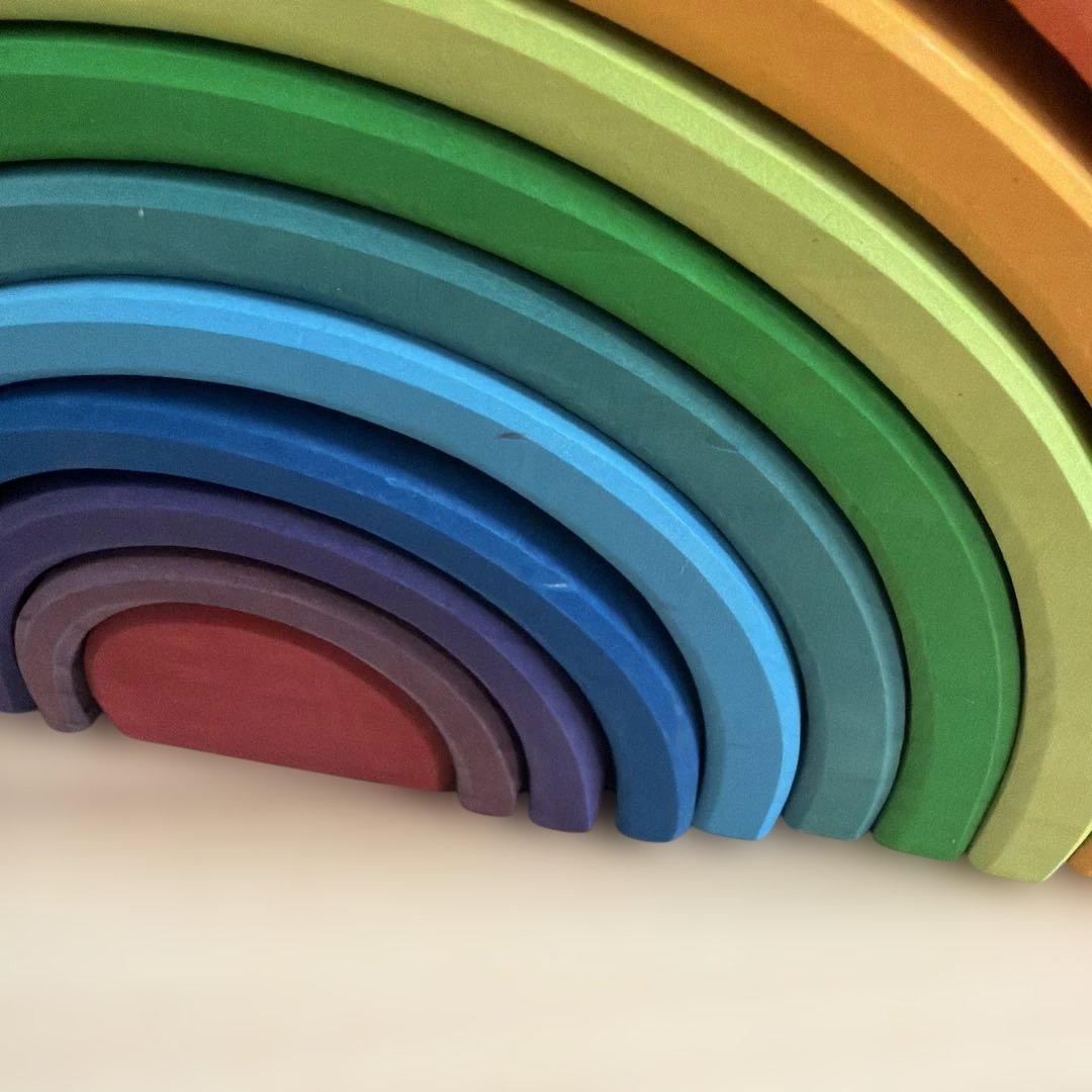 グリムス社　アーチレインボー　木製アーチ型 積み木　大サイズ