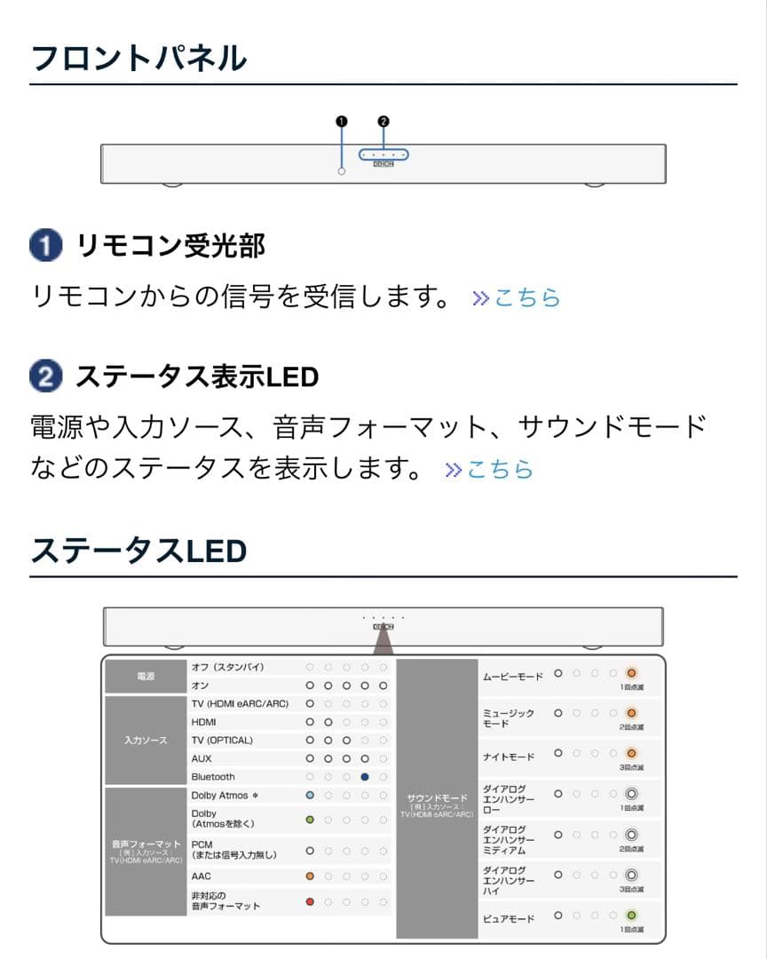 ★送料込 ★美品 DENON DHT-S217 サウンドバー 2022年製