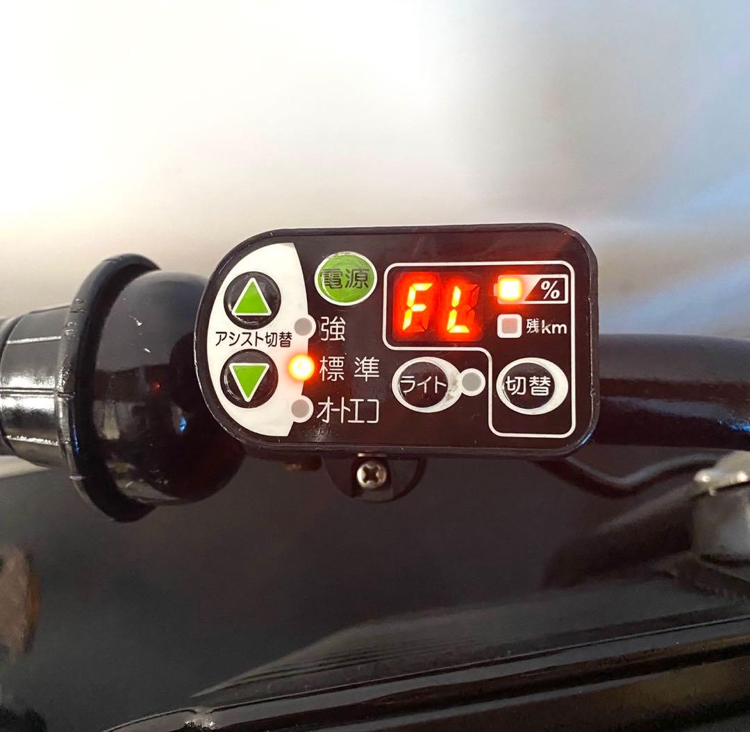 1年保証 ブリヂストン　20インチ　子供乗せ　カーキ色　電動アシスト自転車