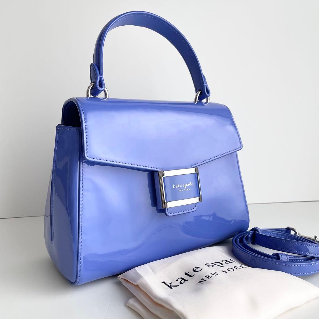ケイトスペード ハンドバッグ ケイティ パテント トップ ハンドル ほぼ新品
