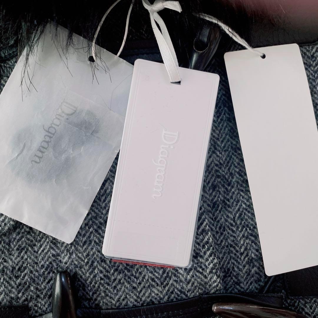 タグ付き・未使用品 グレースコンチネンタル ウール ヘリンボーン ダッフルコート