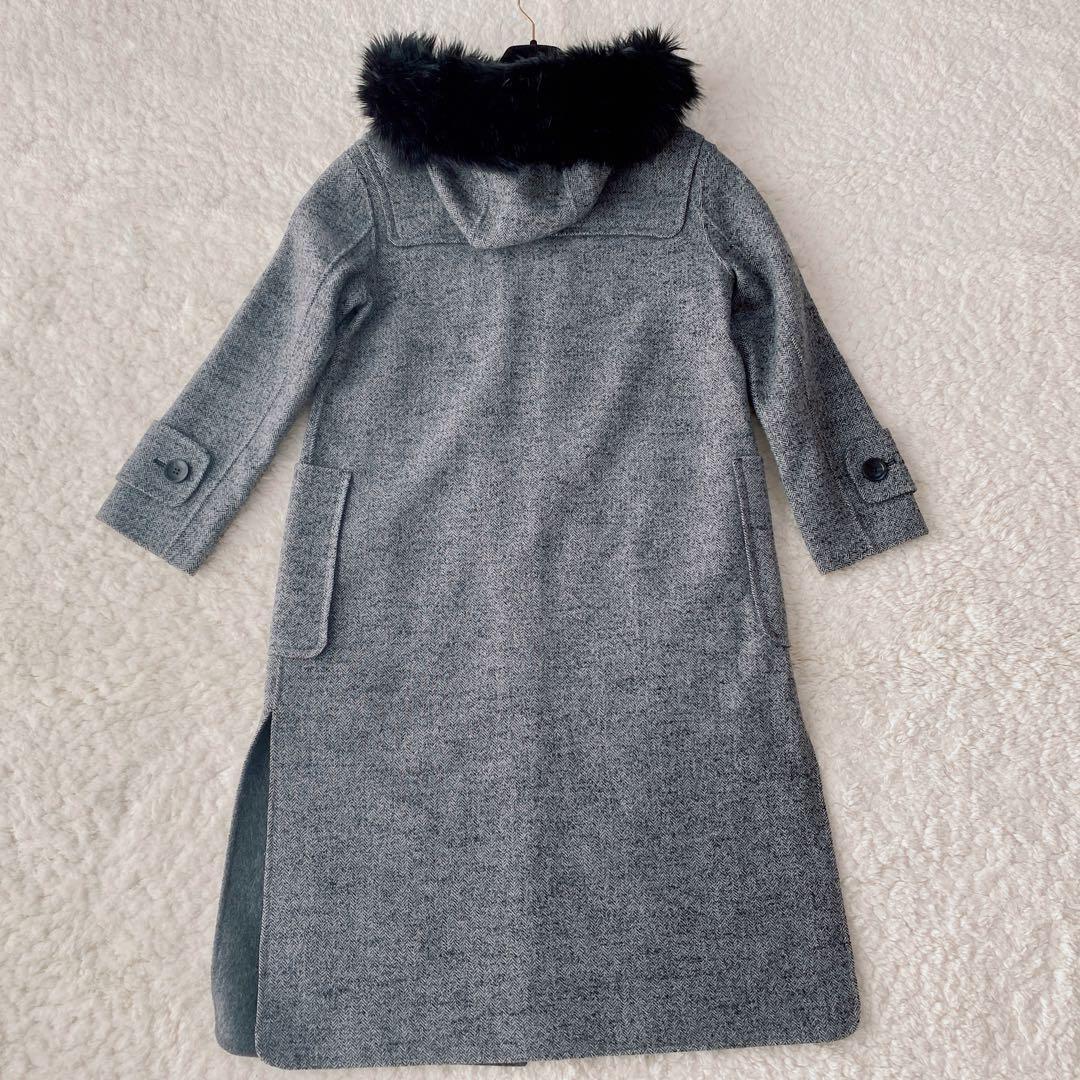 タグ付き・未使用品 グレースコンチネンタル ウール ヘリンボーン ダッフルコート