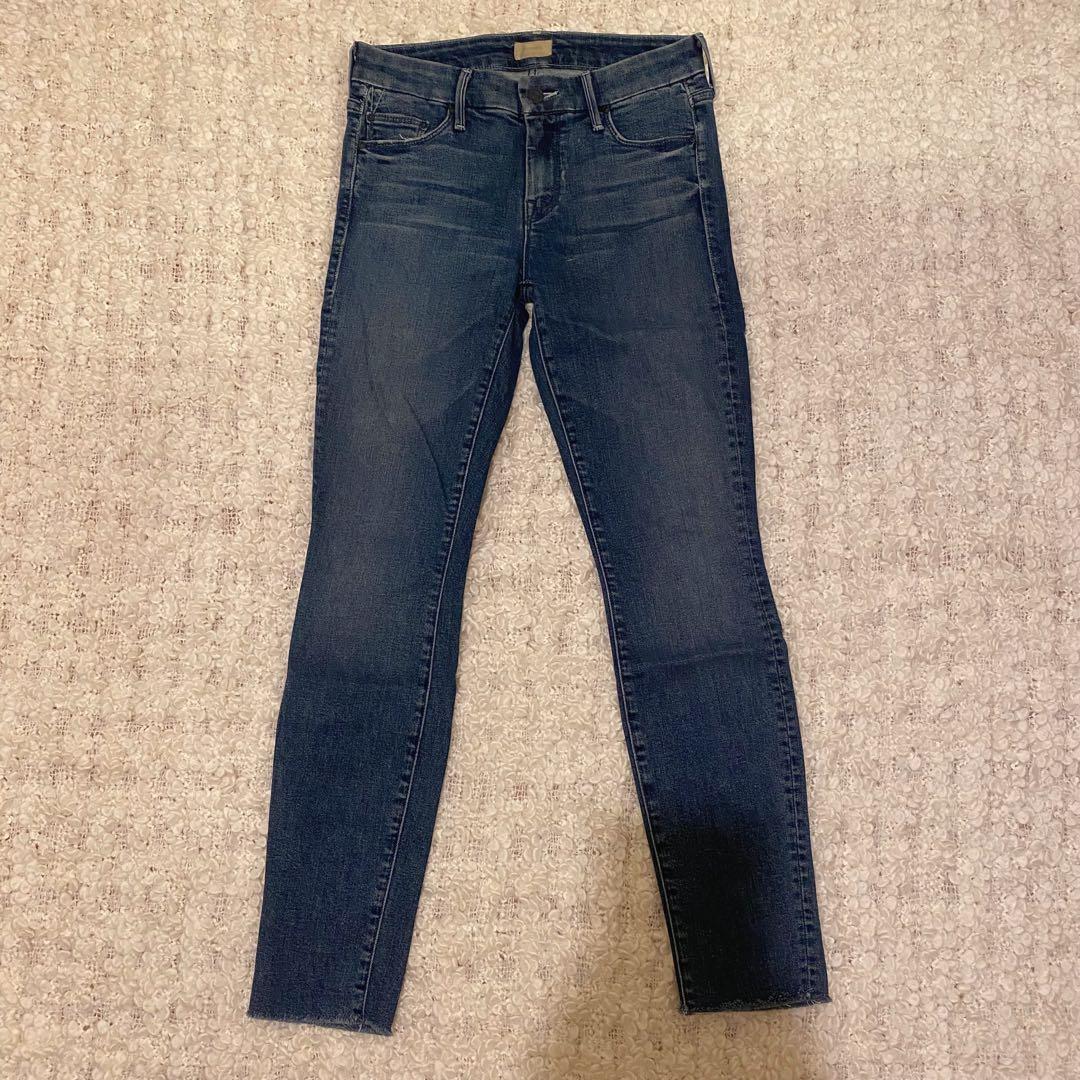 【未着用 美品】MOTHER マザーデニム LOOKER ANKLE FRAY