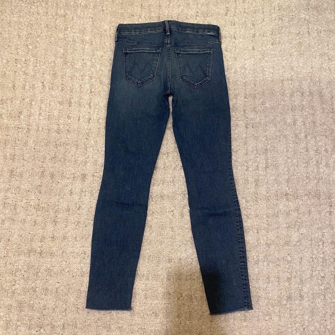 【未着用 美品】MOTHER マザーデニム LOOKER ANKLE FRAY