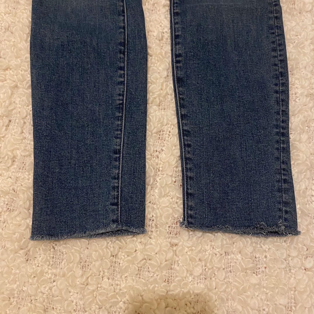 【未着用 美品】MOTHER マザーデニム LOOKER ANKLE FRAY