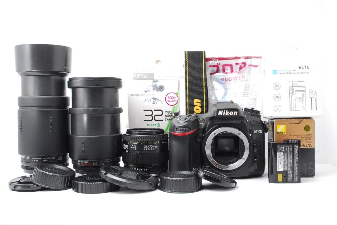 【満足のトリプルレンズ】Nikon D7100　スマホ転送　写真も動画もこれ１台
