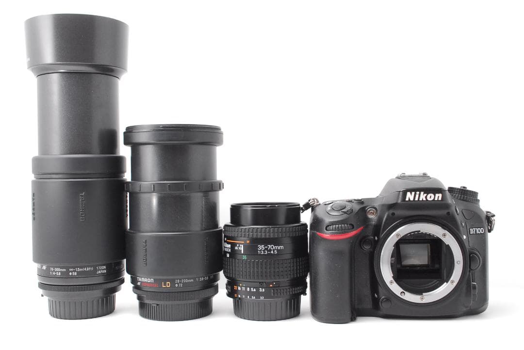 【満足のトリプルレンズ】Nikon D7100　スマホ転送　写真も動画もこれ１台