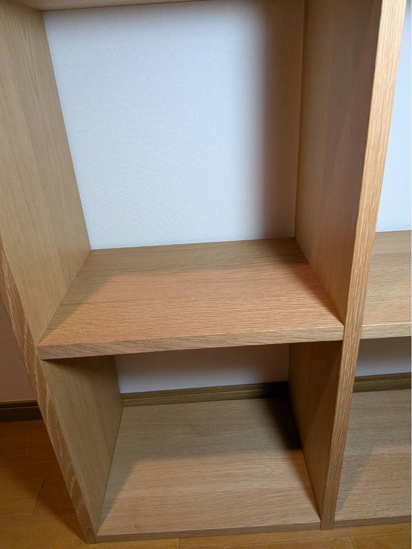 ■送料込■無印良品 スタッキングシェルフ 3×2 木製家具棚収納MUJIオーク材