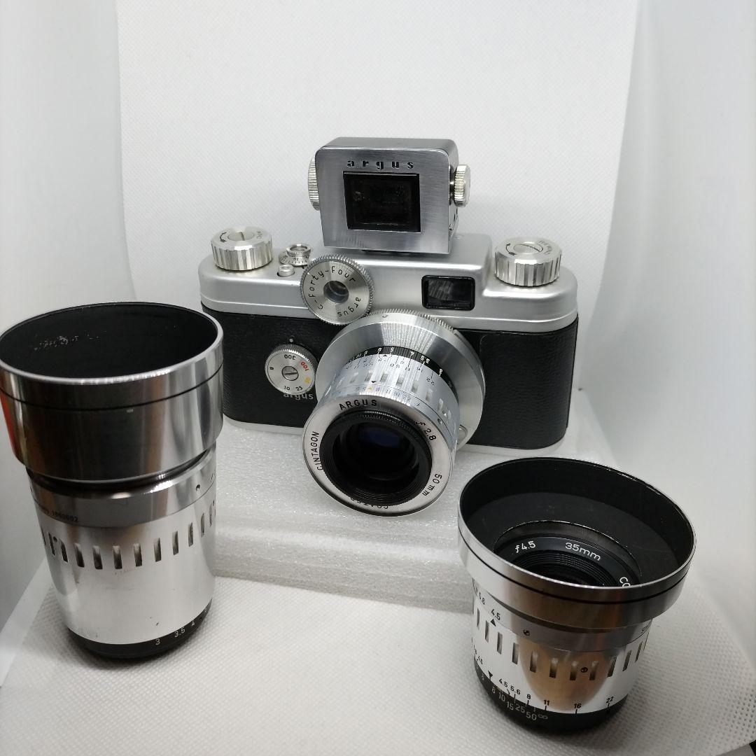 argus forty -four レンズ3本 ターレットファインダー　セット