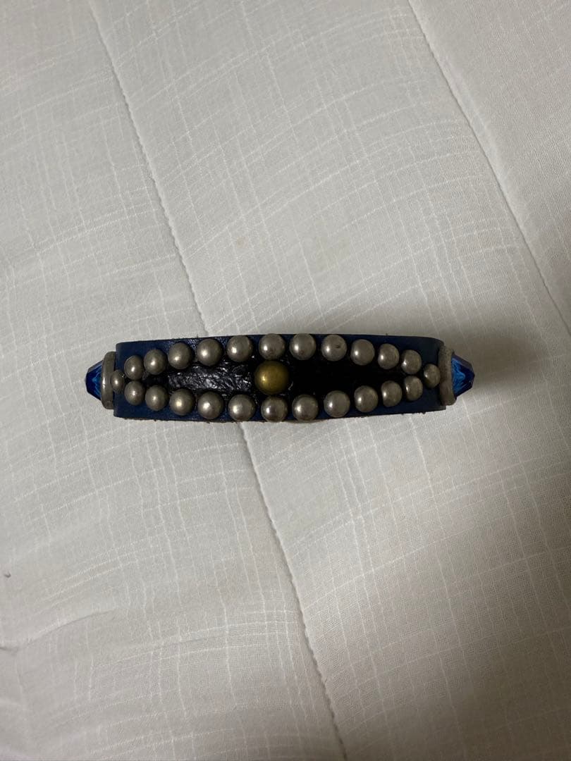 WOLF’S HEAD ウルフズヘッド 15mm 青 ブレスレット