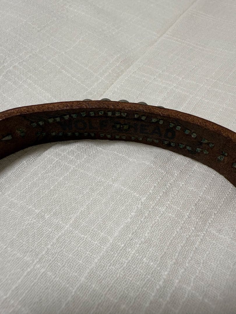 WOLF’S HEAD ウルフズヘッド 15mm 青 ブレスレット