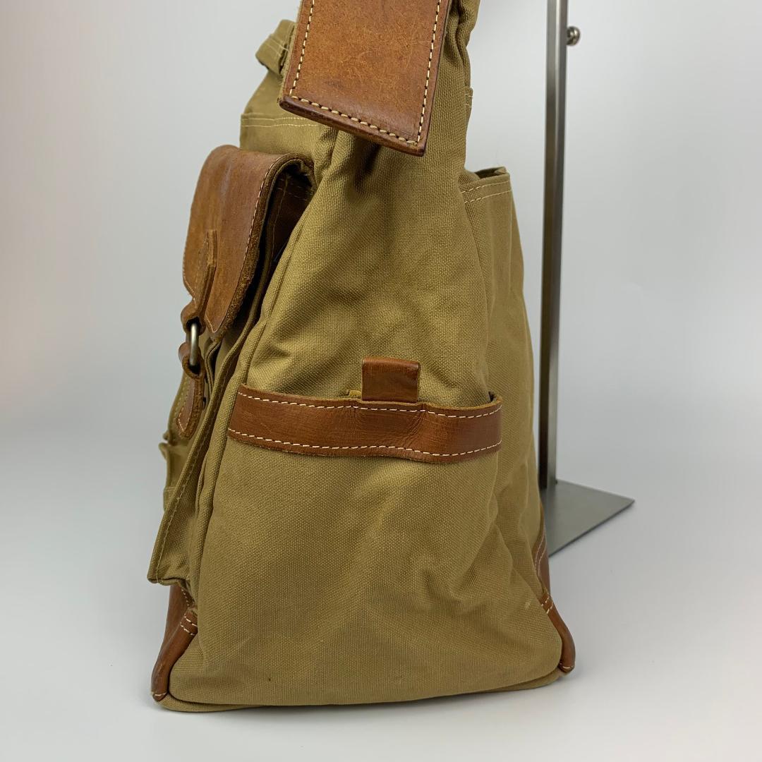 『porter』ポーター レザー キャンバス メッセンジャー ショルダーバッグ