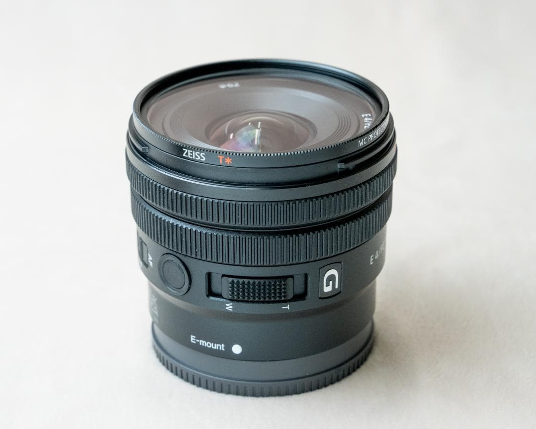【超美品】SONY E PZ 10-20mm F4 G【保護フィルター付き】
