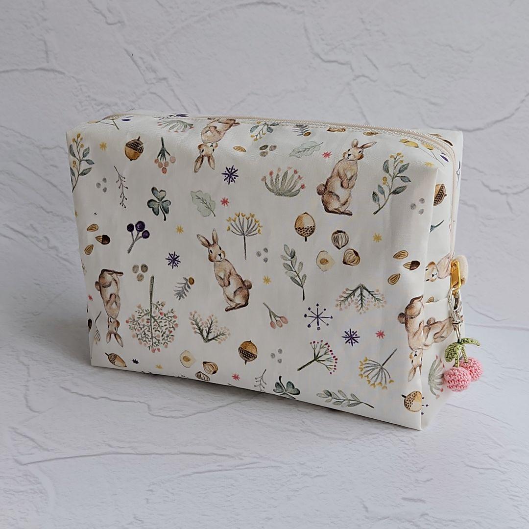 【まっきーオーダーページ】マザーズバッグ　保冷ポーチ　うさぎ　キルティング