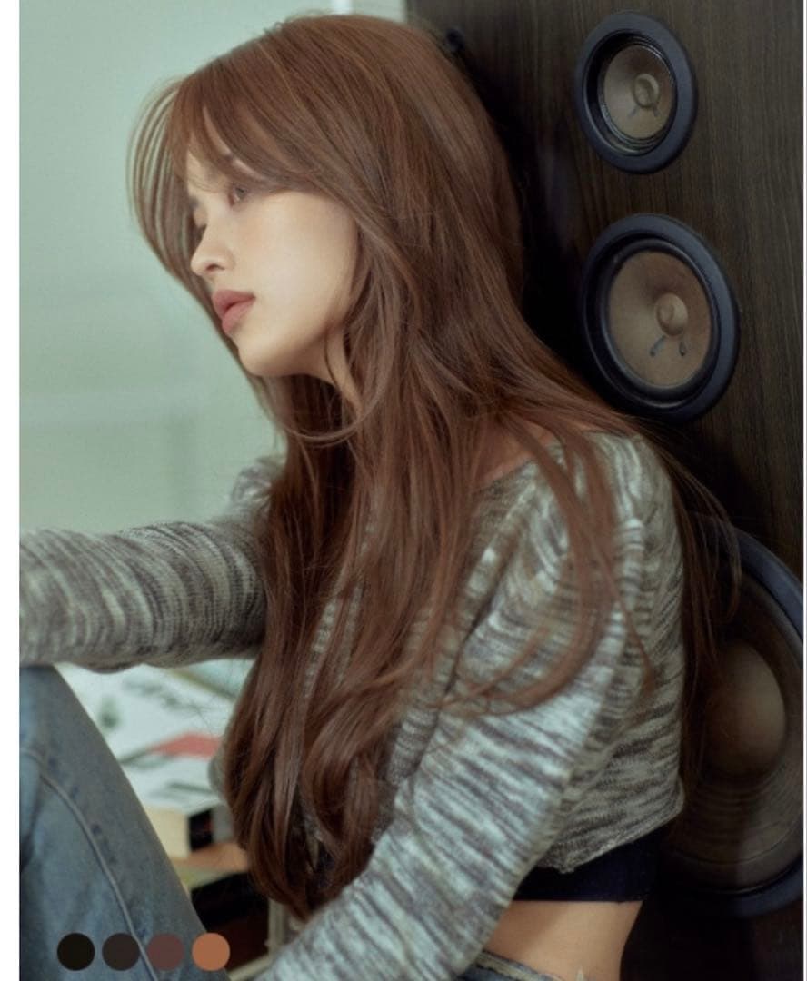 ピンクエイジ　PINKAGE レイヤードCカールハグパーマ　手植えフルウィッグ