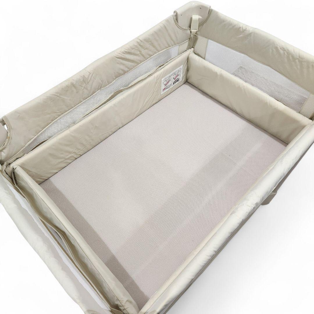 【美品】Aprica アップリカ ベビーベッド ココネルエアー ミルクホワイト