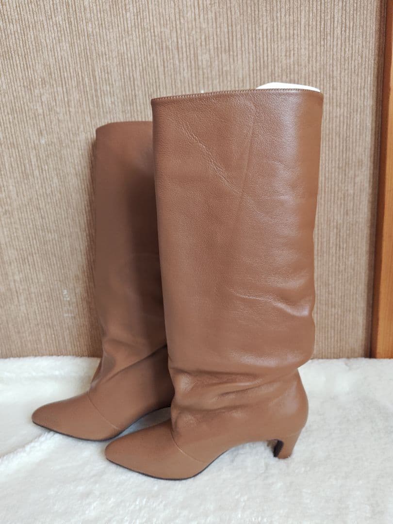 【新品】SLOBE ロングブーツ　ブラウン