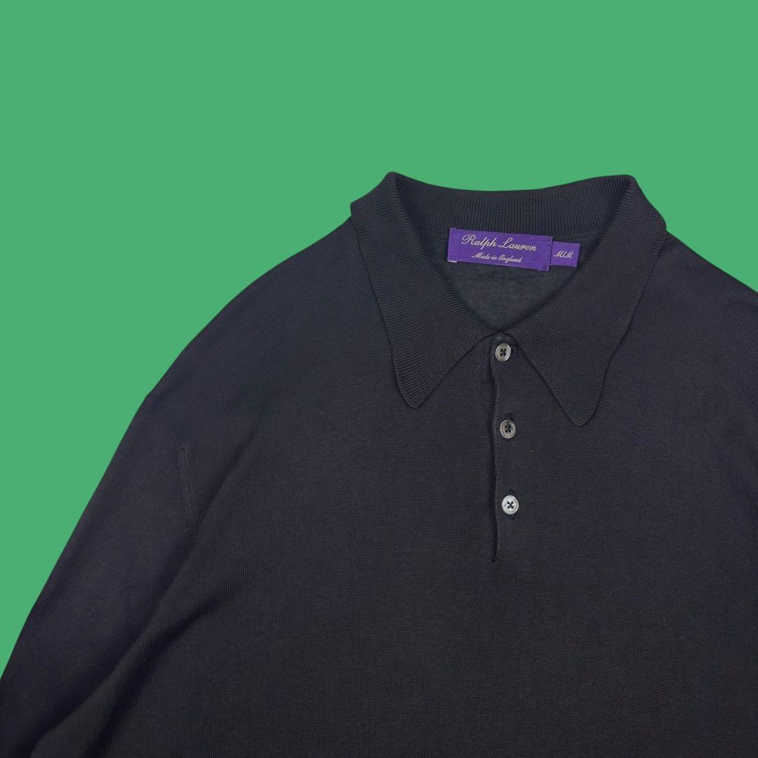 Ralph Lauren Purple Label ニットポロ イングランド製