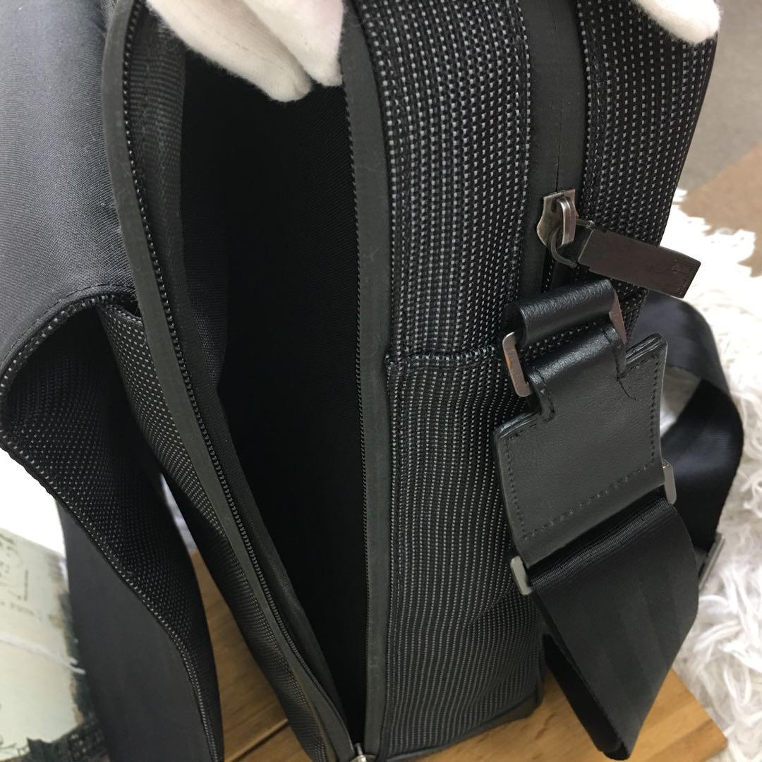 美品 ダンヒル dunhill ショルダー メッセンジャー バッグ クロスボディ