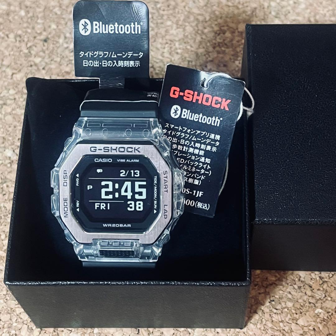 美品カシオGーSHOCK/GーLIDE/GBXー100Sー1JF